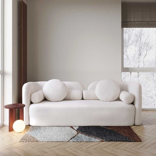 ENJOUE-A 2 SEATER SOFA - CREAM