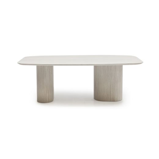 SILVY Dining Table - TRAVERTINE