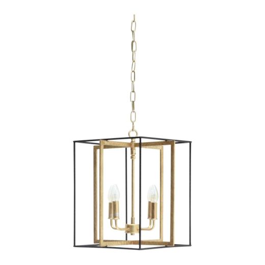 Ceiling Lamp#D4012-S4MB-DGF Metal Gold/RD