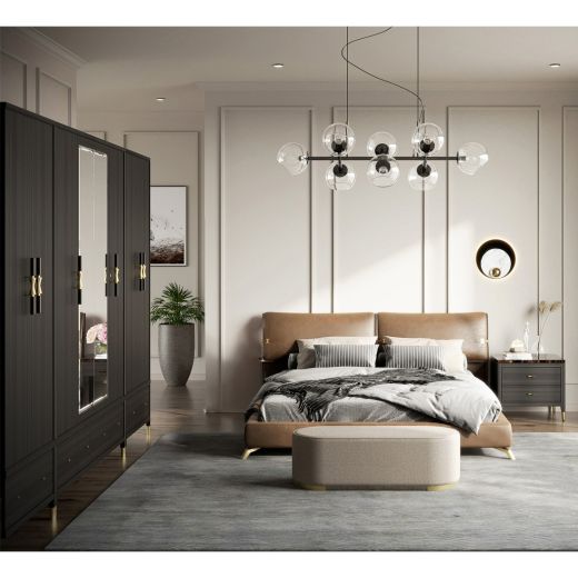 ชุดห้องนอนขนาด 6 ฟุต รุ่น Michala Collection