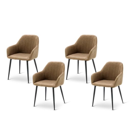 Lecture Chair Pack - Brown x4