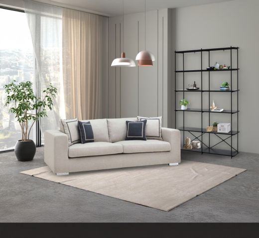 Beatris Sofa Cream Get Free Showcase