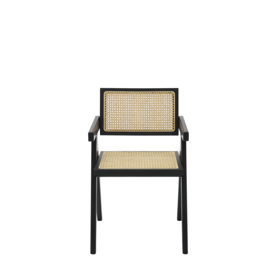 เก้าอี้ LEBIS/VENEER สีดำ1