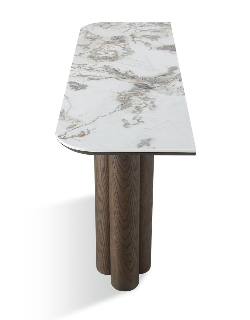 คอนโซล KOLTEN สีขาวลายหิน 02