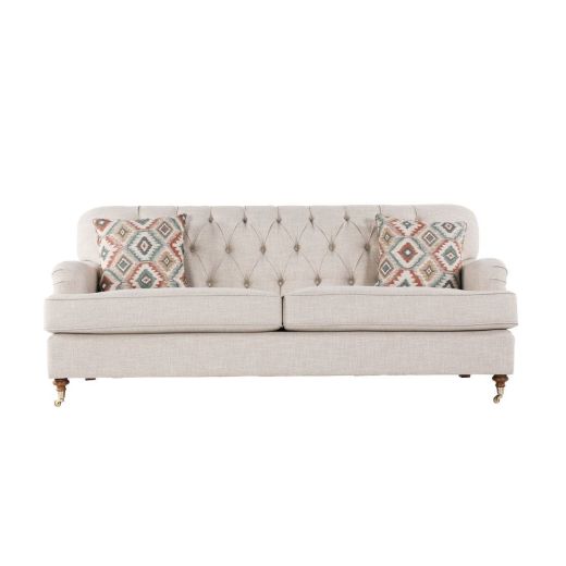 Fabric sofa Harpina 3 seater-beige