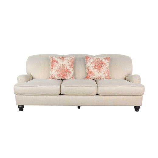 Fabric sofa 0 3 seater-beige