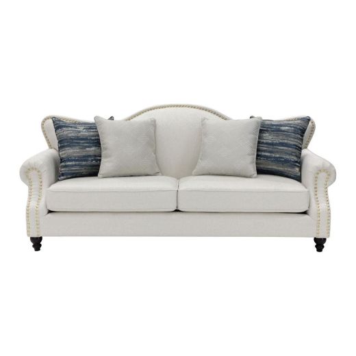 Fabric sofa Hemesia 3 seater-beige