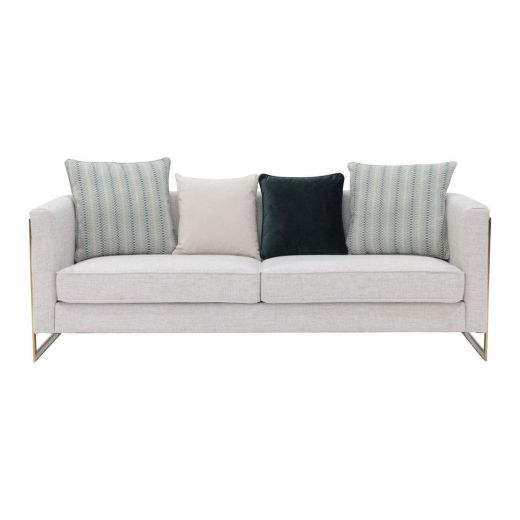Fabric sofa Histon 3 seater-beige