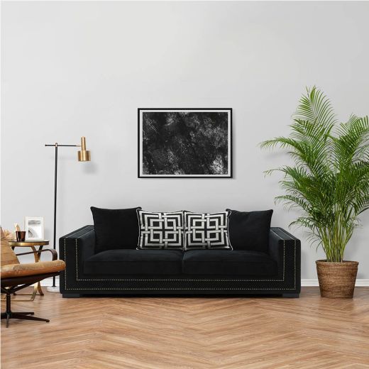 Harmona Sofa 3 Seater Black