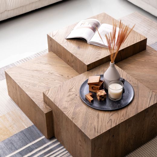 Hanka Coffee Table - Natural Wood