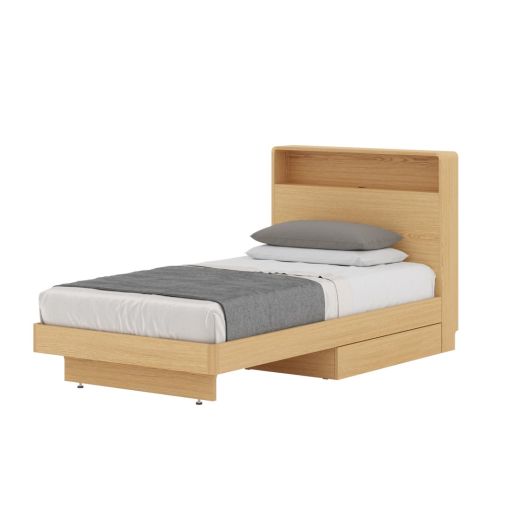 3.5 ft. Bed Hagi Light Wood