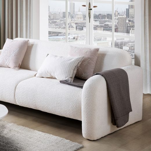 Sofa ALIVIA 3 Seater-Cream