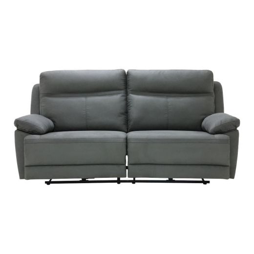 LASHAR Electric Recliner 3 Seater Gray