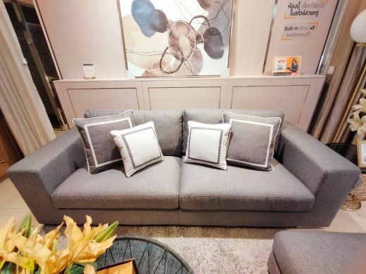 Beatris Sofa 4 Seater - Dark Gray