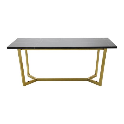 AVENTE Dining Table Black Sahara