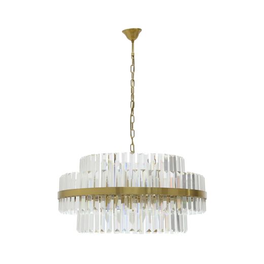 MTP CHANDELIER #D3532-10BR CRYSTAL