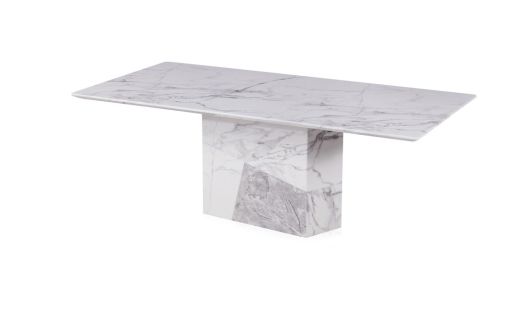 SRITON Dining Table - White Marble