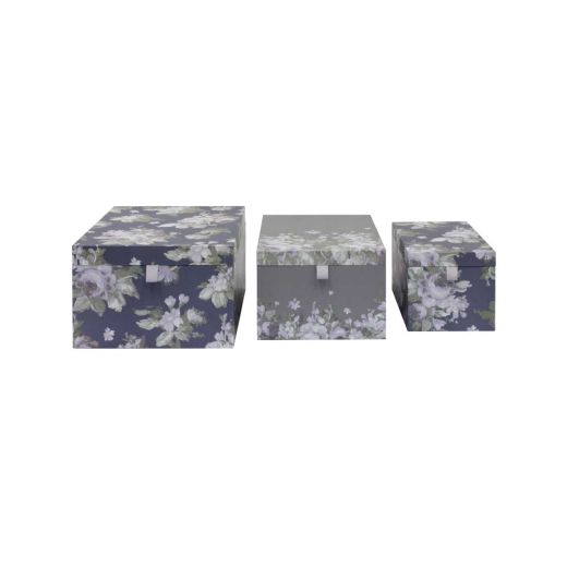 Box#3704335 Paper Purple Set of 3