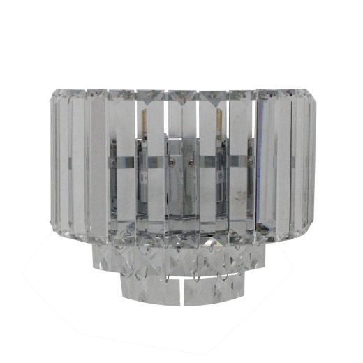 LA Wall lamp#3727746 Crystal Silver Clear